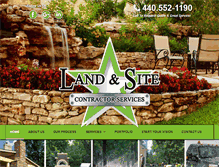 Tablet Screenshot of landandsite.com